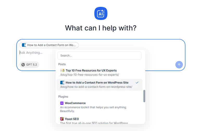 Generatify Chatbot