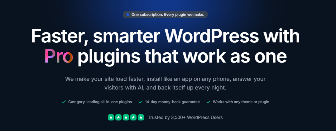 Faster, smarter WordPress with Pro plugins that work as one - DaftPlug
